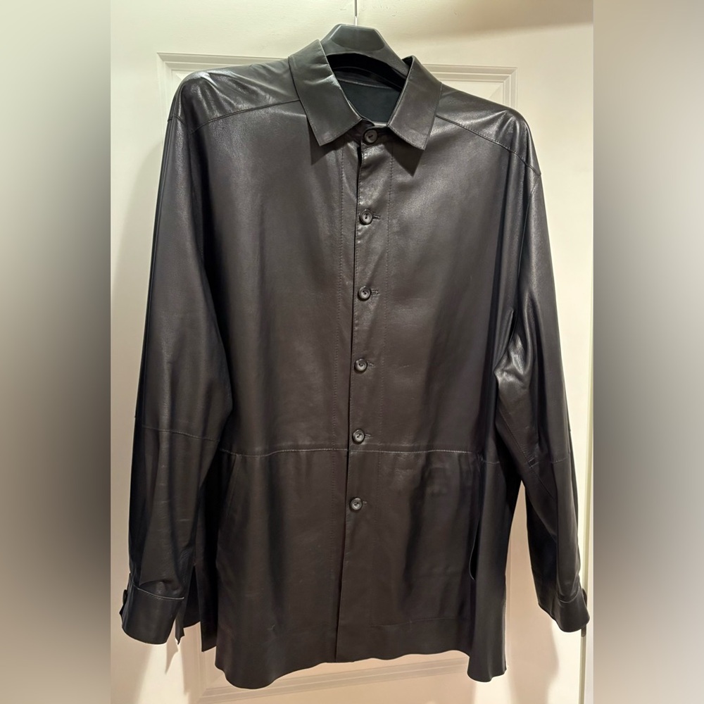 NWOT Gorgeous!!! butter soft leather shirt/jacket